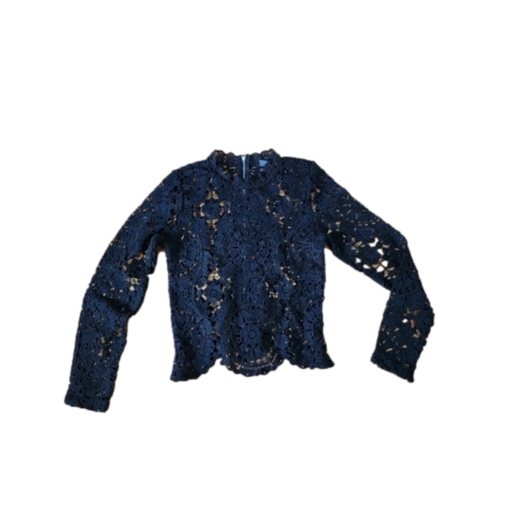 A -  Miss Chievous Black Lace Top